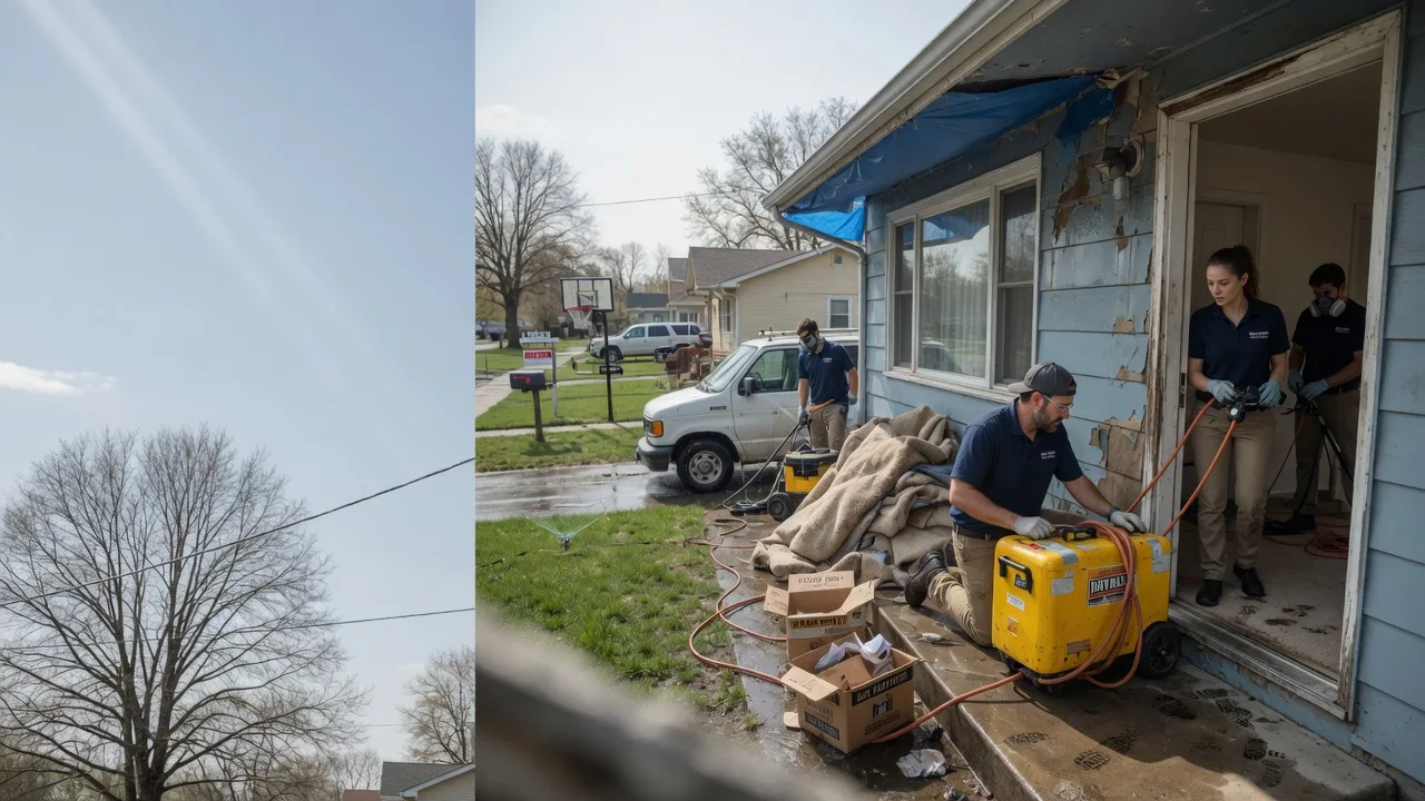 Basement Flood Cleanup in Somerset, OH near me